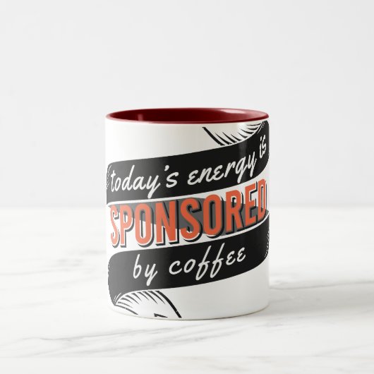 Tasse 2 Couleurs Energy from coffee (Centre)