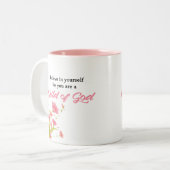 Tasse 2 Couleurs Enfant de Dieu - inspiré (Devant gauche)