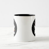 Tasse 2 Couleurs Enfants Cute halloween Ghost (Centre)