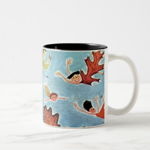 Tasse 2 Couleurs Enfants de feuille