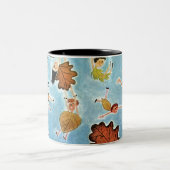 Tasse 2 Couleurs Enfants de feuille (Centre)