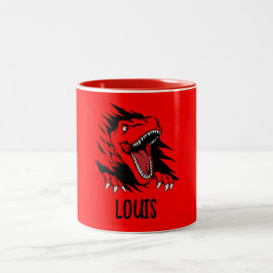 Tasse 2 Couleurs Enfants dinosaures