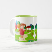 Tasse 2 Couleurs Enfants et fêtes d'anniversaire (Devant gauche)