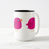 Tasse 2 Couleurs Enfants mignonette birdy (Devant droit)