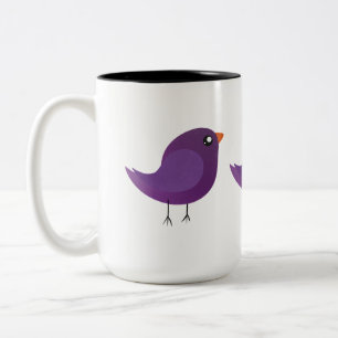 Tasse 2 Couleurs Enfants oiseau mignon