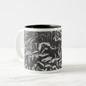 Tasse 2 Couleurs Enfer, 'du Comedy divin (Devant gauche)