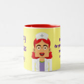 Tasse 2 Couleurs Enfermera (Centre)