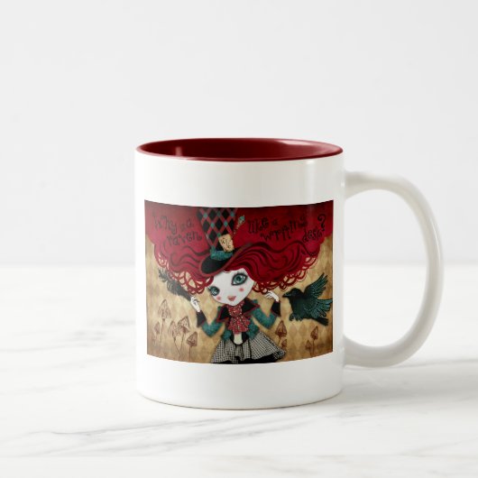 Tasse 2 Couleurs Énigme folle (Droit)