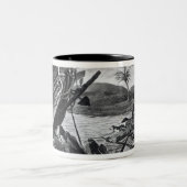 Tasse 2 Couleurs Enlèvement de Robinson Crusoe (Centre)