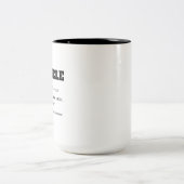 Tasse 2 Couleurs Énonciation drôle - oncle drôle de Druncle (Centre)