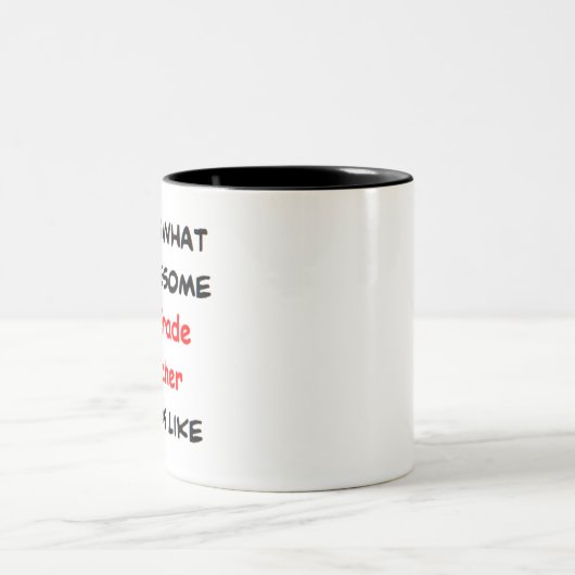 Tasse 2 Couleurs Enseignant de 3e année, génial (Centre)