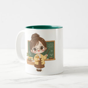 Tasse 2 Couleurs Enseignant de classe doucereux
