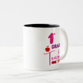 Tasse 2 Couleurs Enseignant de première année (Devant droit)