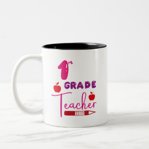 Tasse 2 Couleurs Enseignant de première année