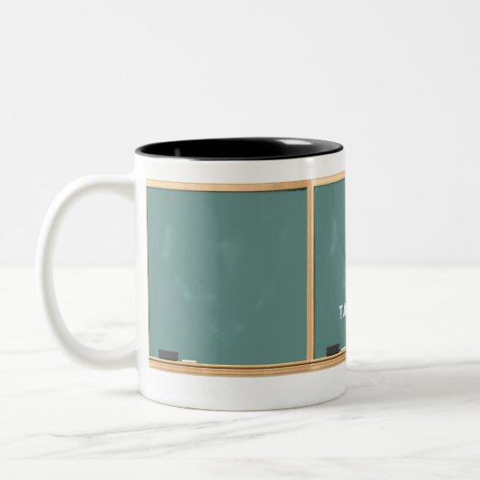 Tasse 2 Couleurs Enseignant drôle (Gauche)