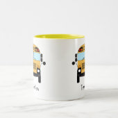 Tasse 2 Couleurs Enseignant en classe ou conducteur de bus scolaire (Centre)