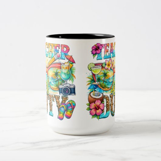 Tasse 2 Couleurs Enseignant hors service (Centre)