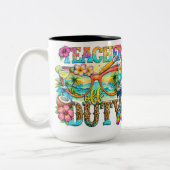 Tasse 2 Couleurs Enseignant hors service (Gauche)