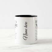 Tasse 2 Couleurs Enseignant retraité (Centre)