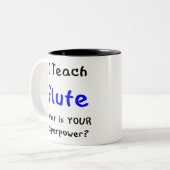 Tasse 2 Couleurs enseignement de la flûte (Devant gauche)