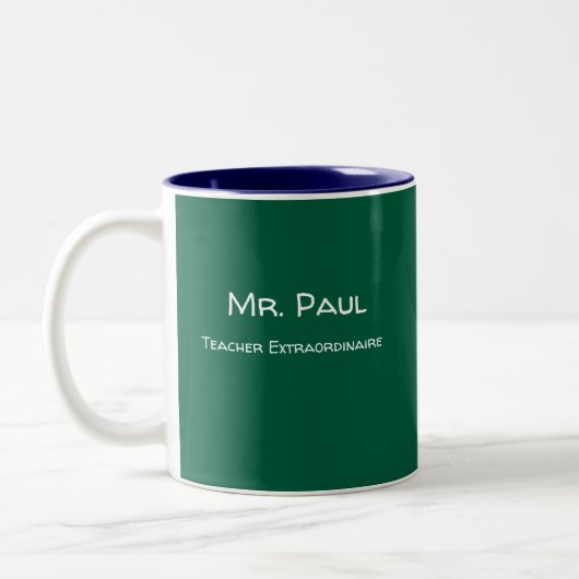 Tasse 2 Couleurs Enseigner Extraordinaire (Gauche)