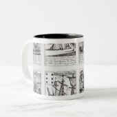 Tasse 2 Couleurs Ensemble de representation de cartes de jeu (Devant gauche)