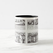 Tasse 2 Couleurs Ensemble de representation de cartes de jeu (Centre)