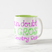 Tasse 2 Couleurs Ensemble et croix 2 (Devant droit)