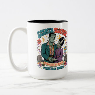 Tasse 2 Couleurs Ensemble plus effrayant - Halloween pour toujours