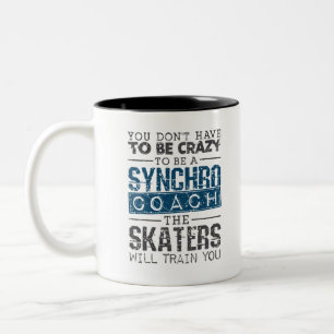 Tasse 2 Couleurs Entraîneur de patinage synchronisé fou