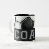 Tasse 2 Couleurs Entraîneur du football (Devant gauche)