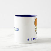 Tasse 2 Couleurs Entraîneur sportif - customisé (Centre)