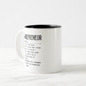 Tasse 2 Couleurs Entrepreneur (Devant gauche)