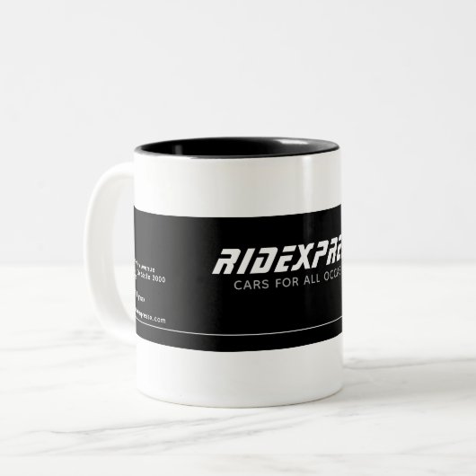 Tasse 2 Couleurs Entreprise automobile (Devant gauche)