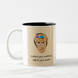 Tasse 2 Couleurs Entretien à votre infirmière ! - Psychiatrie