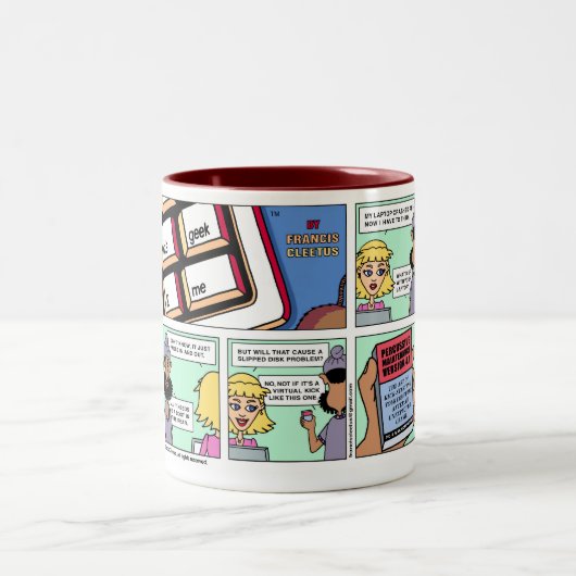 Tasse 2 Couleurs Entretien par percussion ? (Centre)