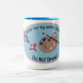 Tasse 2 Couleurs envelopper ceci autour d'un pot pour vos brosses,  (Centre)