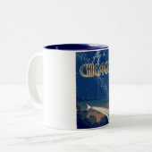 Tasse 2 Couleurs Envolez-vous pour Chicago (Devant gauche)