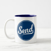 Tasse 2 Couleurs Envoyer le logo (Gauche)