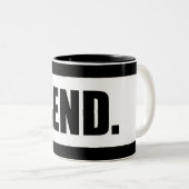 Tasse 2 Couleurs Envoyez (Devant droit)