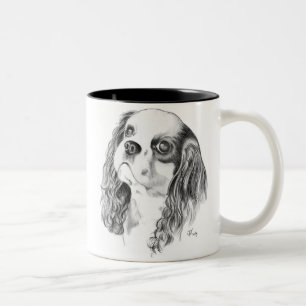 Tasse 2 Couleurs Épagneul cavalier du Roi Charles