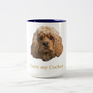Tasse 2 Couleurs épagneuls cocker