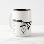 Tasse 2 Couleurs Épave de train (Devant gauche)