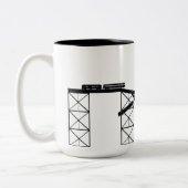 Tasse 2 Couleurs Épave de train (Gauche)
