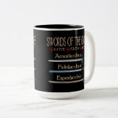 Tasse 2 Couleurs Épées Des Fans De Croix Dresde (Devant droit)