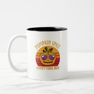 Tasse 2 Couleurs Épices citrouilles Tout Nice - Halloween