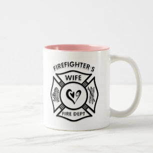 Tasse 2 Couleurs Épouse de sapeurs-pompiers