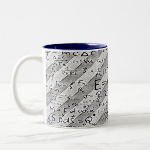 Tasse 2 Couleurs Équations Mathématiques Étudiantes Avec Citatio