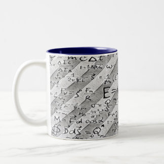 Tasse 2 Couleurs Équations Mathématiques Étudiantes Avec Citations