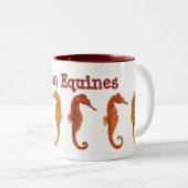Tasse 2 Couleurs Équidés d'océan (Devant droit)